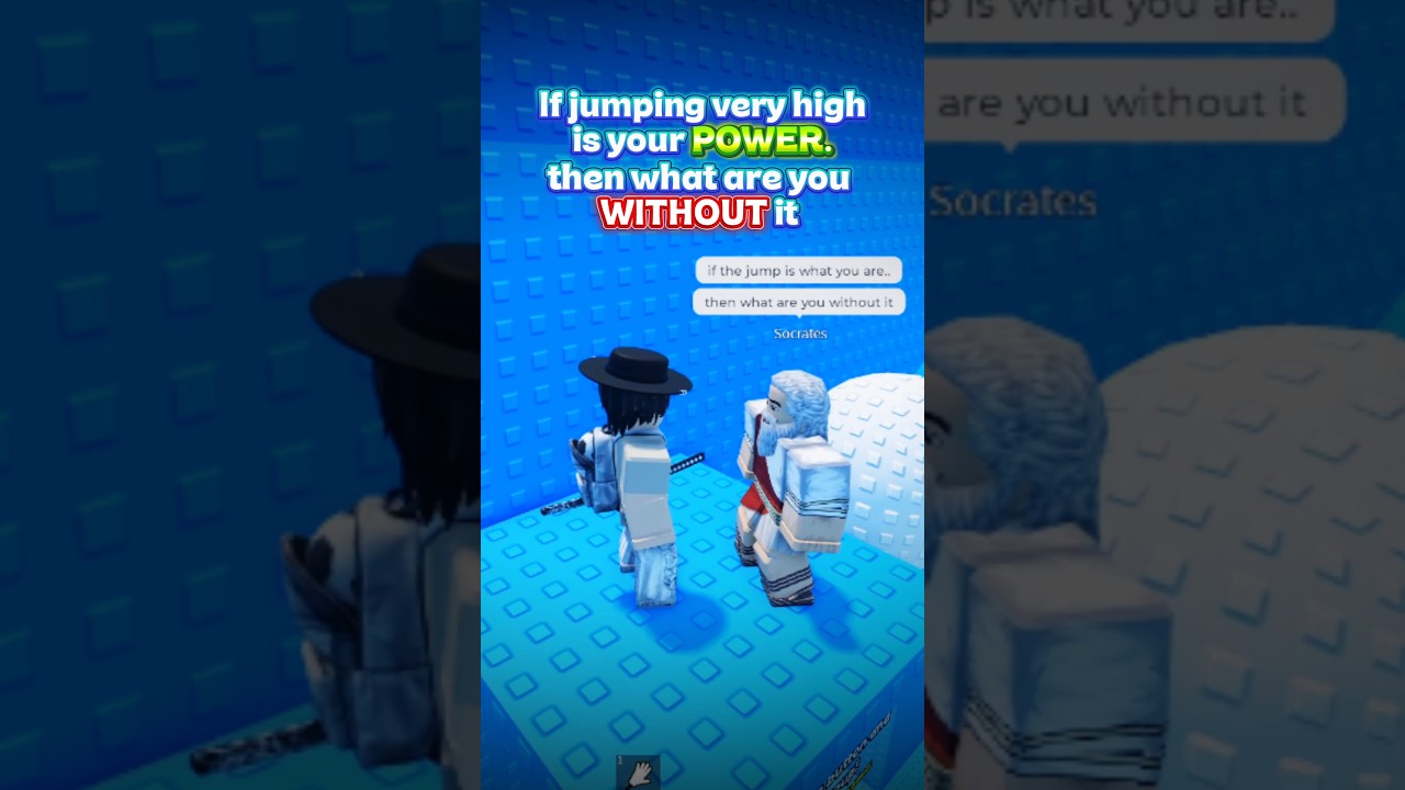 What if you could jump VERY HIGH inside of Roblox....