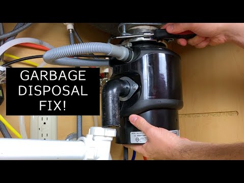how to replace garbage disposal hardwired