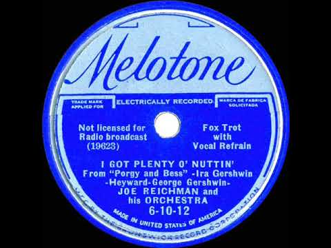 1936 Joe Reichman - I Got Plenty O’ Nuttin’ (Buddy Clark, vocal)