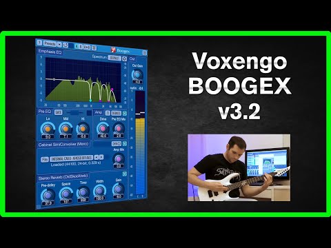 Voxengo Boogex 3.2 - Awesome FREE dynamic amp sim VST plugin