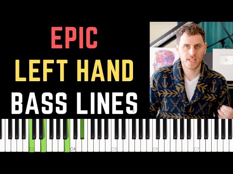 🔥 FIRE Modern Left Hand Techniques & Bass Lines for Jazz Piano