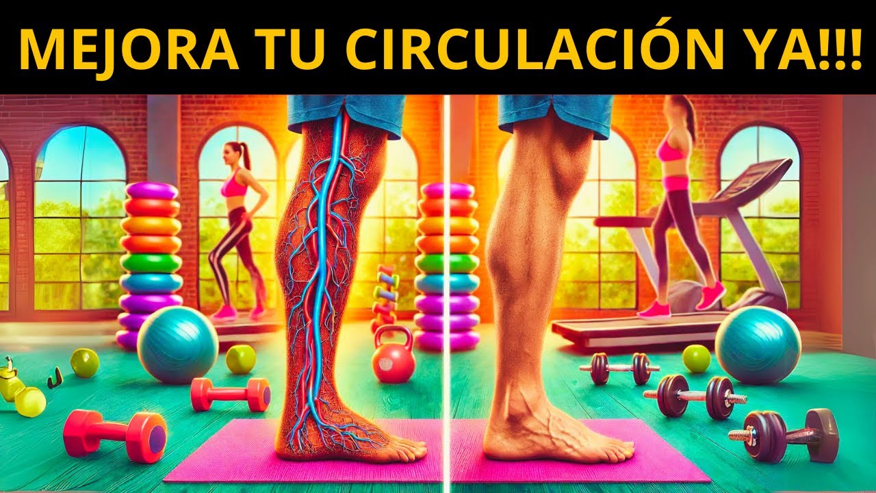 LOS 7 EJERCICIOS CLAVE para MEJORAR TU CIRCULACIÓN - Insuficiencia venosa