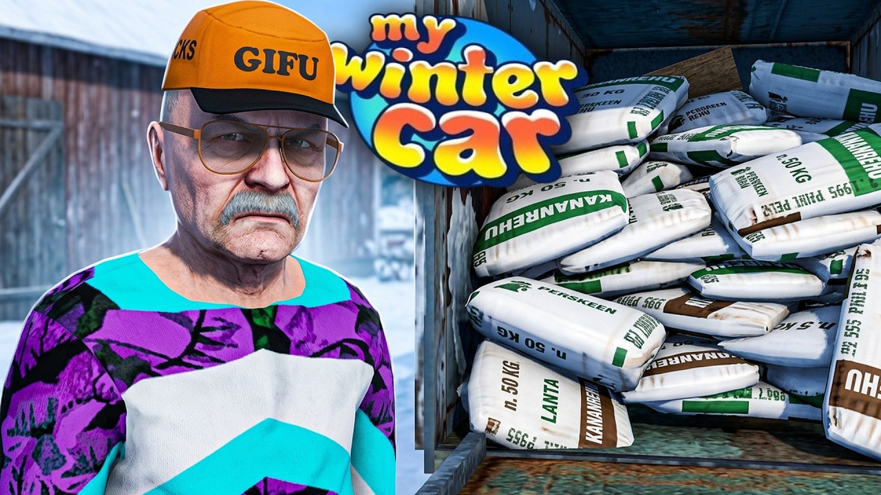 CARREGUEI O CAMINHÃO E FUI PRA PRIMEIRA ENTREGA! - My Winter Car #68
