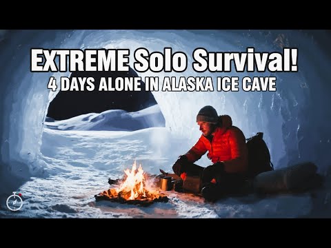 Surviving 12 Feet of Snow in Alaska  Epic Blizzard Camping Adventure