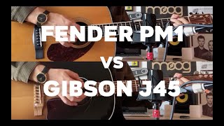 Video thumbnail for Fender PM1 Deluxe vs Gibson J45 by Lucien Saurin