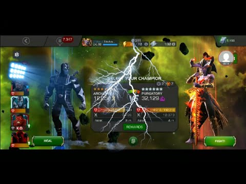 6 Star Rank 2 Archangel destroys Uncollected Purgatory boss in less than 30 seconds!