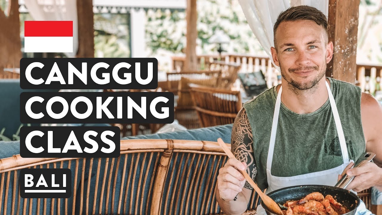 Join a duo as they participate in cooking class at Canggu.