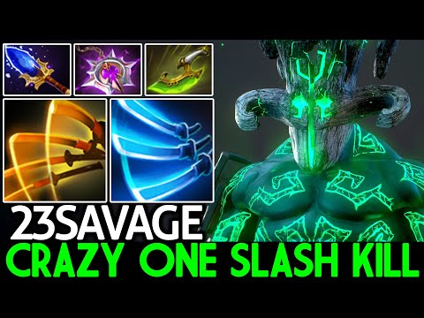 23SAVAGE [Juggernaut] Crazy One Slash Kill Unreal Damage Dota 2