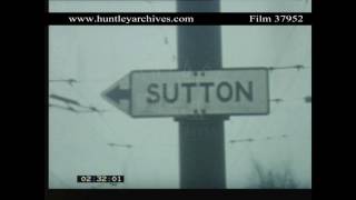 Trolleybus Route 654.  Archive film 37952