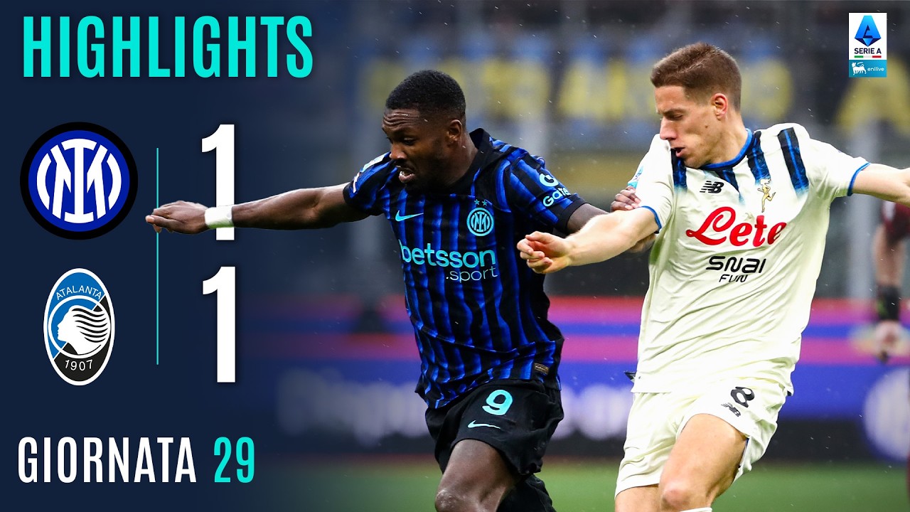 INTER-ATALANTA 1-1 | HIGHLIGHTS | 29ª GIORNATA | SERIE A ENILIVE 2025/26