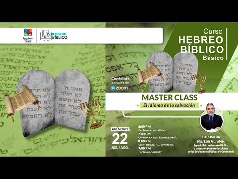 Master Class | EL IDIOMA DE LA SALVACIÓN