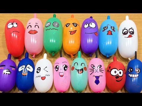 Making Slime with Funny Balloons #2 - Satisfying Slime video