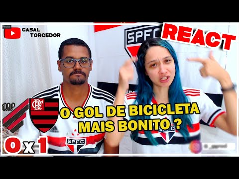 REACT ATHLETICO PR 0 X 1 FLAMENGO - GOLAÇO DE BIKE DO PEDRO