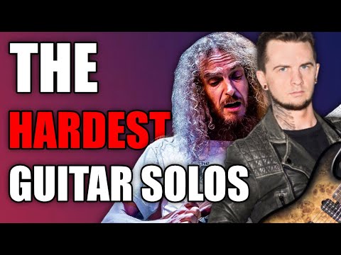 The 10 Most DIFFICULT Guitar Solos