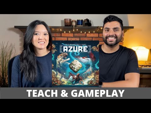 Azure - Board Game Teach & Playthrough