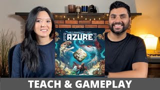Azure - Board Game Teach & Playthrough