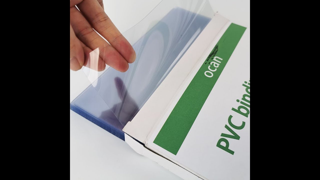Customized Size Clear Rigid PVC Sheet /A4 PVC Binding Cover
