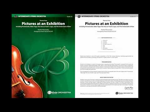 Themes from Pictures at an Exhibition, arr. Patrick Roszell – Score & Sound