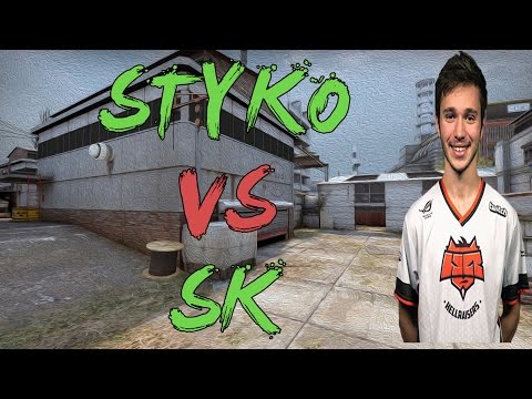 CSGO: POV HR STYKO vs SK Gaming (26/14) cache @ SL i-League Invitational #1