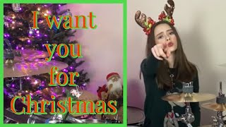 Cheap Trick ∞ I Want You For Christmas ∞ Drum Cover By Simone Lockhart