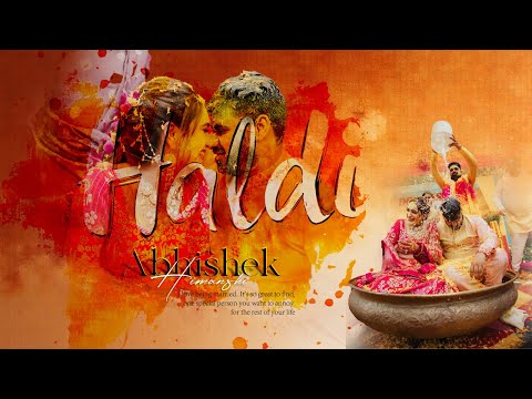 Best Cinematic Haldi Teaser 2025 | Destination Wedding | Abhishek & Himanshi