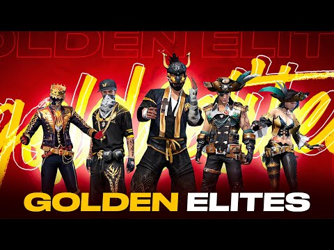 All New🔥 Rare Golden Elite Pass Bundles Gameplay | Badge99 | Garena Free Fire