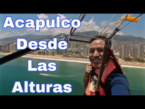Parachute en Acapulco | una una experiencia increíble 🪂 🌊 ☀️ 