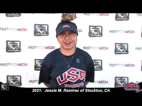 2021 Jessie M. Ramirez Catcher and Outfield Softball Skills Video - USA Fastpitch 18 Gold