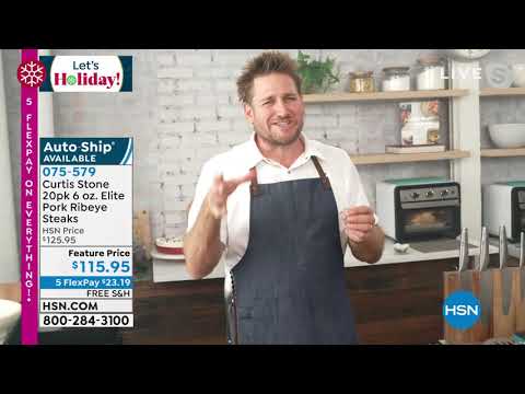 Curtis Stone 20pack 6 oz. Elite Pork Ribeye Steaks