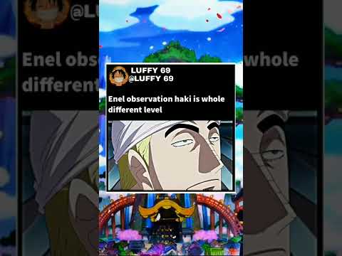 Enel observation haki 🔥 #shorts #onepiece #luffy #roronoazoro