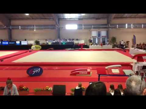 Clara compet equipe final championnat de France ffg national A2 . Equipe 11/12 : sol