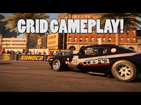NEW GRID 2019 GAMEPLAY, Night races, rain, Classic cars and more