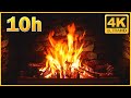 Fireplace 10 Hours 4K No Ads