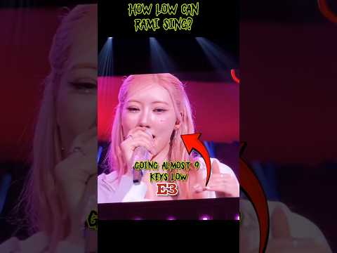 HOW LOW CAN RAMI SING? #babymonster #shorts #fyp