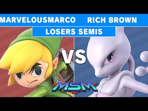 HAT 101 - W8 | Marvleous_Marco (Toon Link) Vs. Rich Brown (Mewtwo) Losers Finals - Smash Ultimate