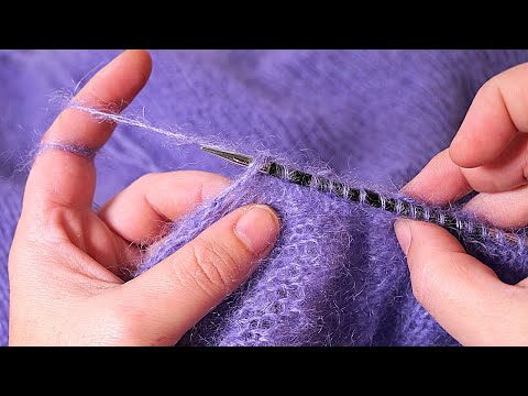 Pick up stitches from the band | 2 stitches per 3 rows