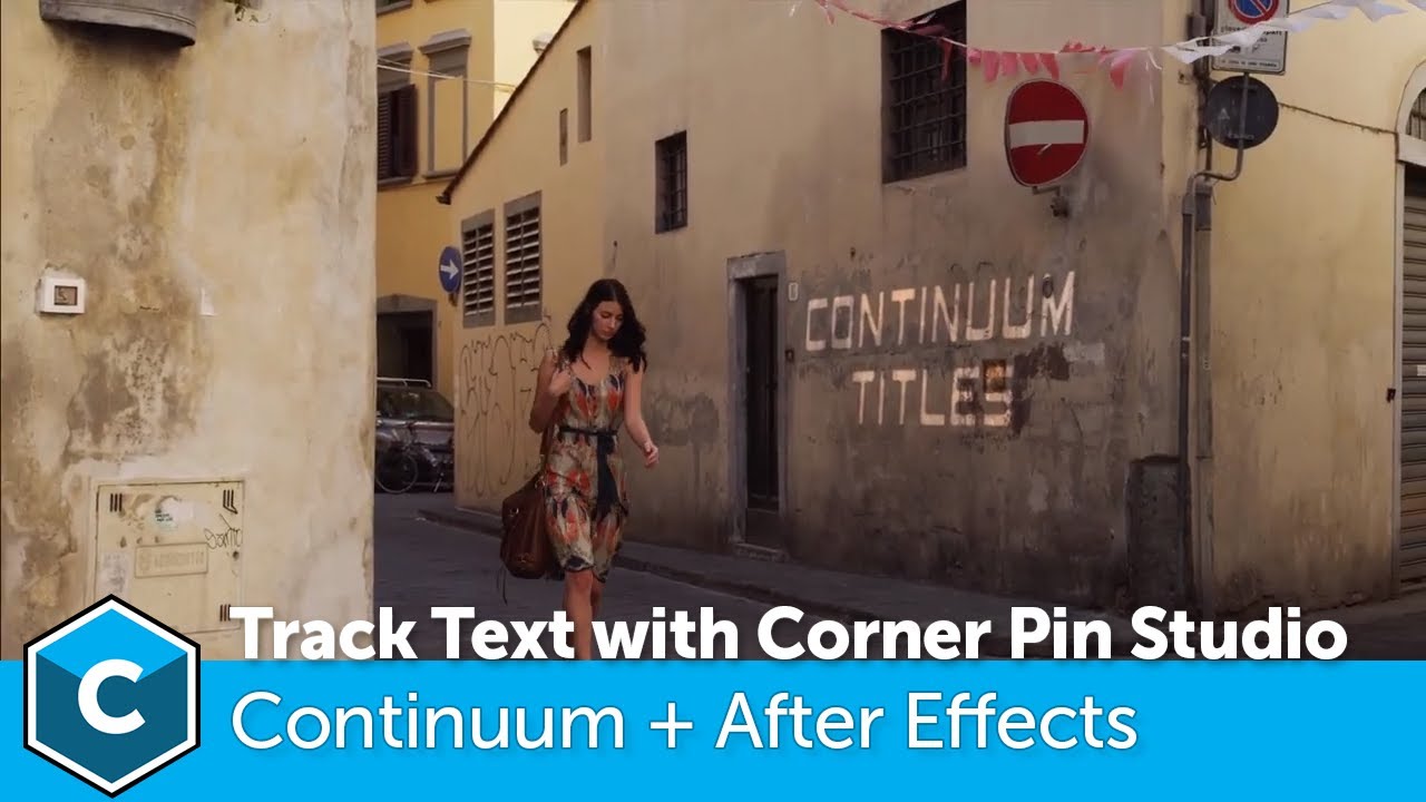 Corner Pin Studio: Tracking Text inside After Effects