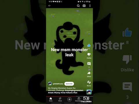 New monster leak msm #mysingingmonsters #music #animation #gaming #viral #animal #2024