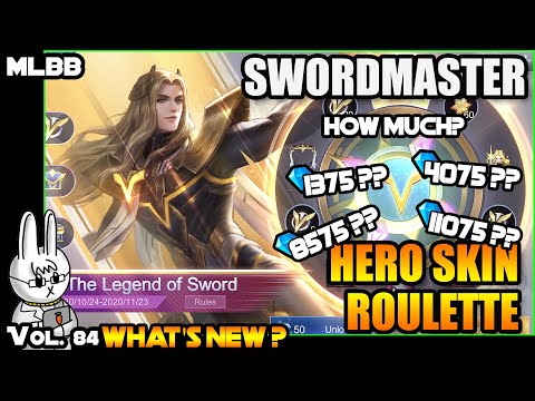 LANCELOT NEW SKIN SWORDMASTER HEROES ROULETTE EVENT - HOW MUCH??? - MLBB WHAT’S NEW? VOL. 84