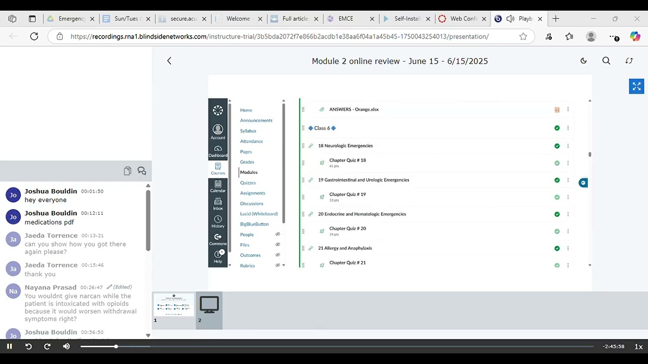 Module 2 exam review - PART 1 (UEMR EMT)