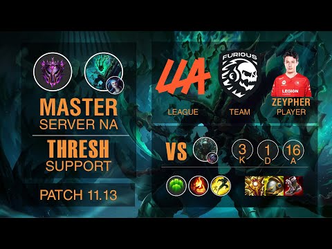 Thresh Support vs Pyke - NA Master - Patch 11.13