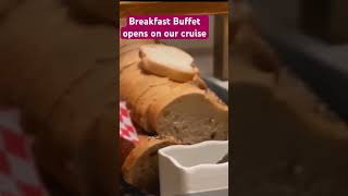 Breakfast Buffet on our cruise ship  #princesscruises #crownprincess