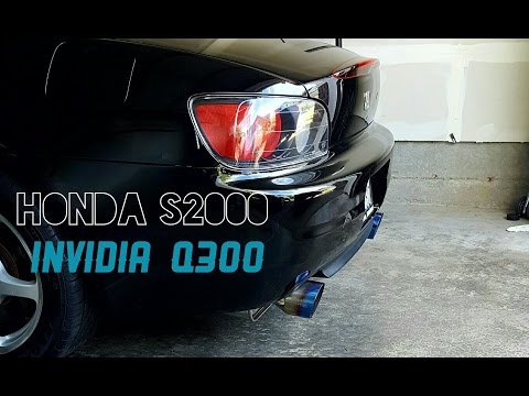 Honda s2000 Invidia q300 Install and sounds!! +Berk HFC