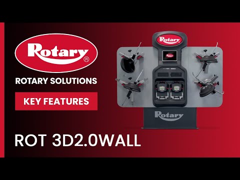 Rotary 3D wheel aligners ROT 3D2.0WALL - Key Features