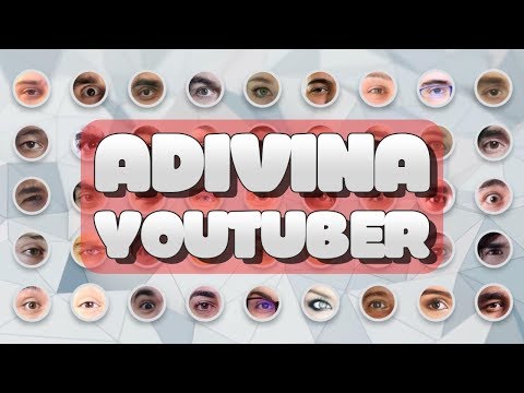 ADIVINA EL YOUTUBER POR SUS OJOS DIFICULTAD EXTREMA | tusadivi