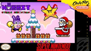 Nabbit Steals Christmas - Hack of Super Mario World [SNES]