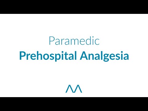 Prehospital analgesia for paramedics