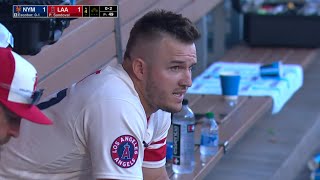 Mike Trout MIC'D UP! | Talking being fantasy football commissioner, weather in Angels vs. Mets game!