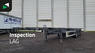 Купить полуприцеп контейнеровоз LAG O-3-CC 3 axles Liftachse - Изображение 4 | Autoline TM Полуприцеп контейнеровоз LAG O-3-CC 3 axles Liftachse | Изображение 4 - Autoline