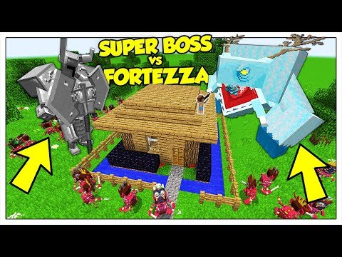 I NUOVI BOSS DI MINECRAFT ITA CONTRO LA NOSTRA BASE!